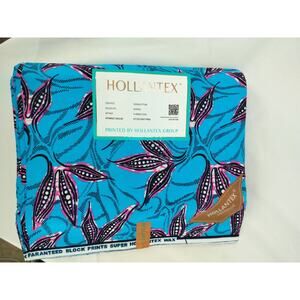 Fabric African Printed Multicolors 100% Cotton-Sold per the Yard